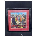 18x18 in. Beatles Framed Print