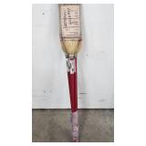 (3) Red Boardwalk Lobby Corn Brooms