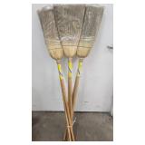 (6) Warehouse Brooms