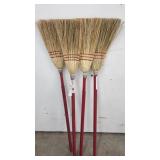 (4) Boardwalk Corn Brooms