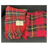 (2) Checkered Throws