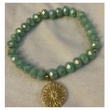 Gold Dream Catcher Beaded Bracelet