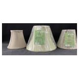 (3) Replacement Lampshades
