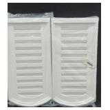 (2) Eyebrow Gable Vent Louvers