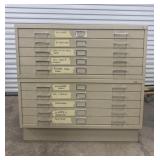 Safeco 10 Drawer Filing Cabinet