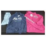 (2) Aeropostale Jackets + Blue Pashmina Scarf