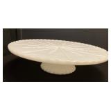 Vintage Milk Glass Cake Stand