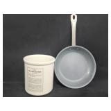 Hall China Bain Marie &  10" Skillet