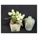 Tulip Arrangement & Vase