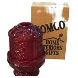 Homco ruby décor