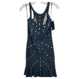 NWT, Jovani Black/Gold Dress Sz (6)