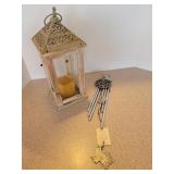 Heritage Pewter Wind Chime & Lantern