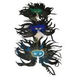 (3) Beautiful Masquerade Masks