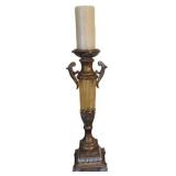 Glass & Metal Candle Holder