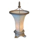 Metal Lamp With Fabric "Shade"