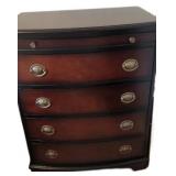 Side Table w/4 Drawers & Slide Out Tray