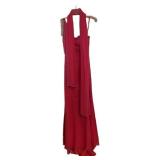 NWT,Alyce Design One Shoulder Sequence Gown (Sz 6)
