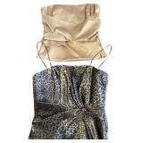 Strapless Shirt & Cachet Print Shirt (Sz6)