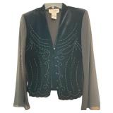 JR Nites by Carol Lin Long Sleeve Shirt (Sz 6)