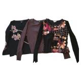 (3) Designer Long Sleeve Tops