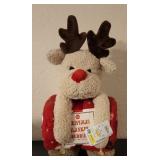 Christmas Blanket Buddies Moose