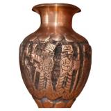 Copper Egyptian vase