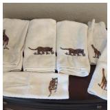 (3) Safari Hand Towels & (3) Wash Cloths