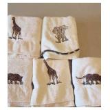 (5) Safari Bath Towels
