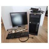 19in Dell Monitor & HP xw9400 Workstation