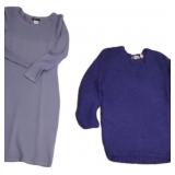 Purple Sweater Sz Sm & Purple Dress Sz Med