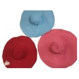 (3) New Ladies Sun Hats