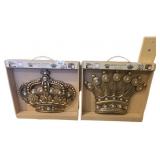 His and hers Royal Crown décor