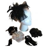 Fancy Feather Headbands and (4) Clips