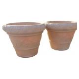 (2) Matching Pots
