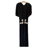 Black Full Length Dress, Size 4
