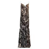 NWT, Cachè Full Length Black and White Dress,