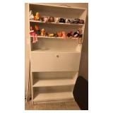 White Shelf + Pulldown Storage