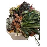 Bin Of Floral Decor