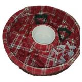 Wicker Chips & Condiment Tray & Bowl  + Cookie