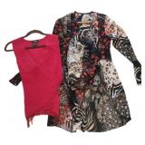 Red and Black Designer Tops