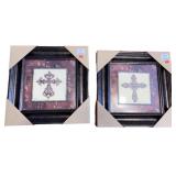 (2) 14x14 in. Cross Frames