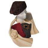 NWT Scarf, Brown Beret, 2 Knit Headbands