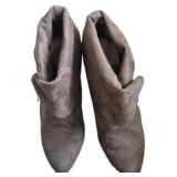Paprika Grey Booties Size 7.5