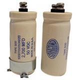 (2) SANGAMO Large Can Electrolytic Capacitor