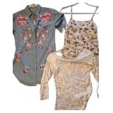 (3) Floral Print Tops S/M