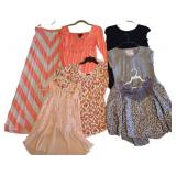 (7) Boho Style Tops & Skirt S/M