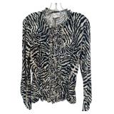 Sequined Long Sleeve Shirt (Sz 10)