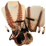 Brown Beaded Jewelry