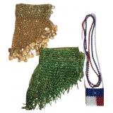 Belly Dancer Belts and Plastic Beads