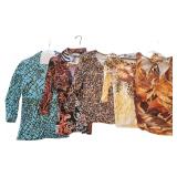 (5) Designer Tops Including Cashe